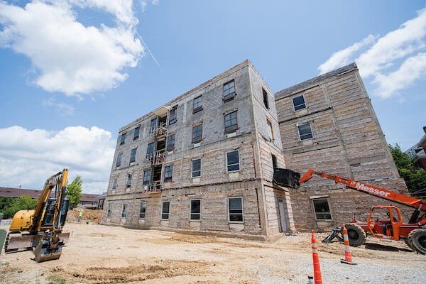 DePauw University - Library stripped to bones