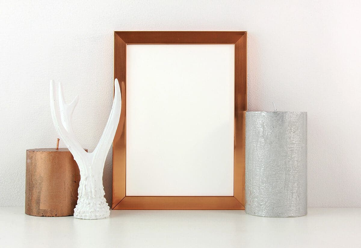 accent mirror on mantle