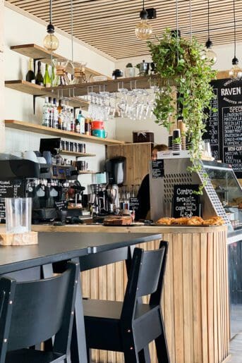 cute coffee shop with wood accents cute coffee shop with wood accents